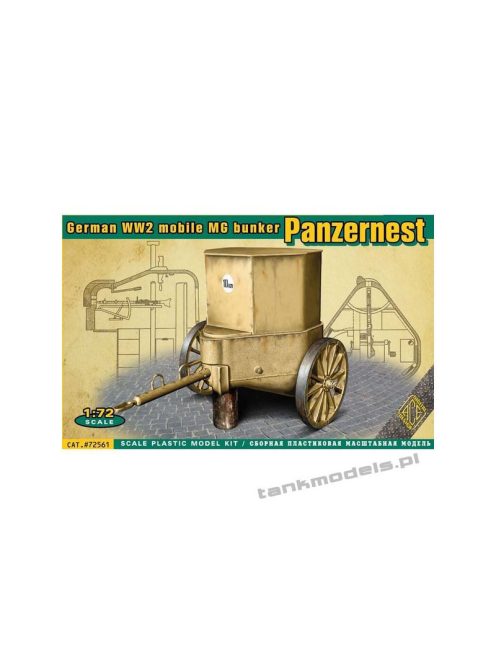 Ace - WWII German mobile MG bunker Panzernest