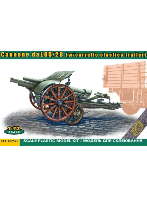 ACE - Italian 105/28 field cannon with trailer