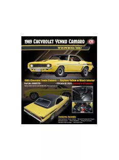   Acmemodels - 1969 Chevrolet Yenko Camaro SC yellow with black roof