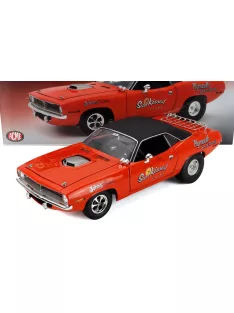   Acmemodels - PLYMOUTH BARRACUDA HEMI SUN KISSED CUDA 1970 ORANGE BLACK