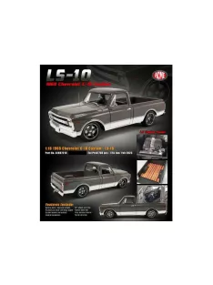 Acmemodels - 1969 Chevrolet C-10 Custom LS-10 black/silver