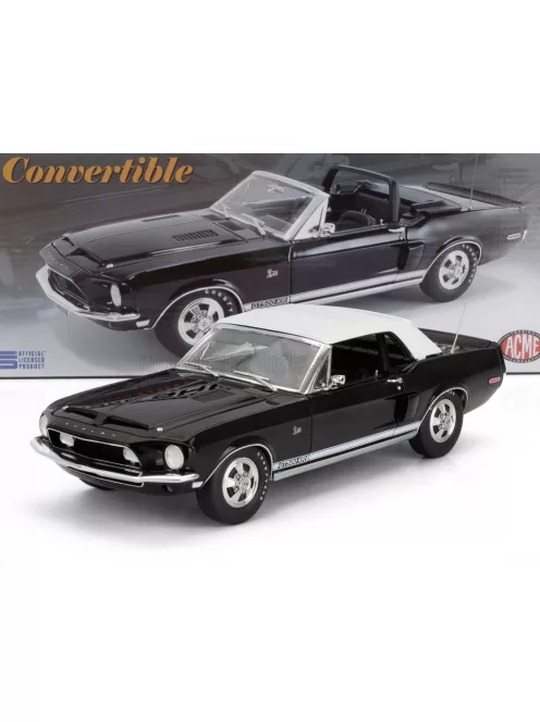 Acmemodels - FORD USA MUSTANG SHELBY GT500 KR CABRIOLET 1968 BLACK