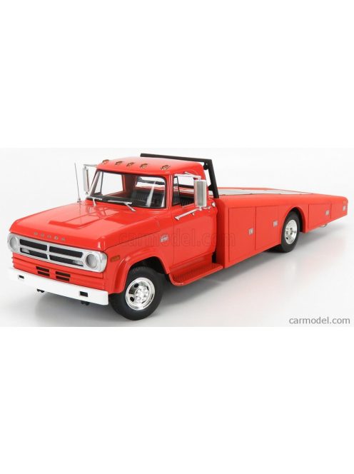 Acme-Models - Dodge D-300 Truck Ramp Car Transporter 1970 Dark Orange