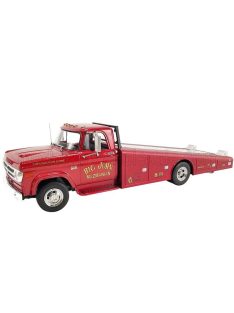   Acmemodels - DODGE D-300 TRUCK RAMP CAR TRANSPORTER MAZMANIAN RACING 1970 RED