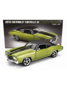   Acmemodels - CHEVROLET CHEVELLE SS COUPE RESTOMOD WITH VINYL TOP 1970 GREEN MET BLACK