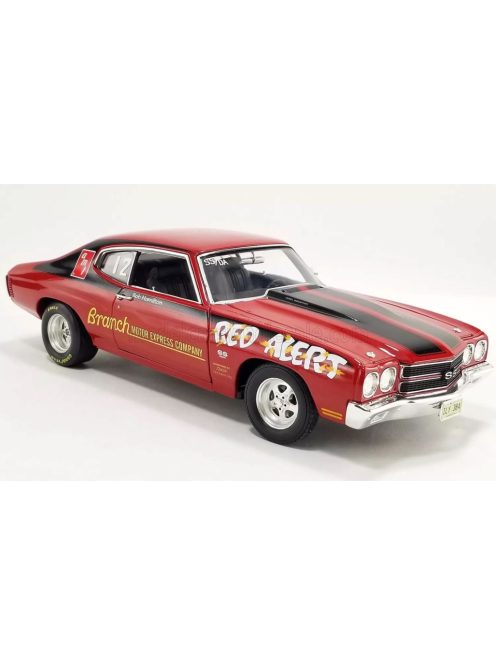 Acmemodels - CHEVROLET CHEVELLE LS6 COUPE RED ALERT PRO STREET NHRA N 27 RACING 1970 RED BLACK