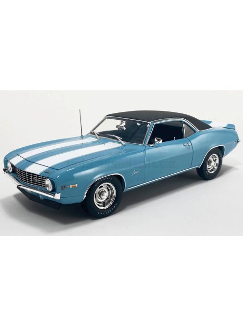 Acmemodels - CHEVROLET CAMARO Z/28 COUPE WITH VINYL TOP 1969 LIGTH BLUE WHITE BLACK