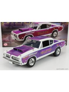   Acme-Models - Plymouth Barracuda Billi The Kid Coupe 1968 White Purple Met
