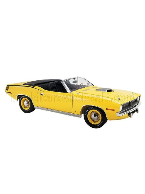 Acmemodels - PLYMOUTH CUDA HEMI CABRIOLET OPEN 1970 YELLOW