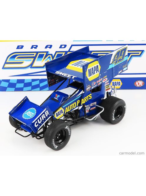 Acme-Models - Ford Usa Team Napa N 49 Sprint Car Series Season 2021 B.Sweet Blue Yellow