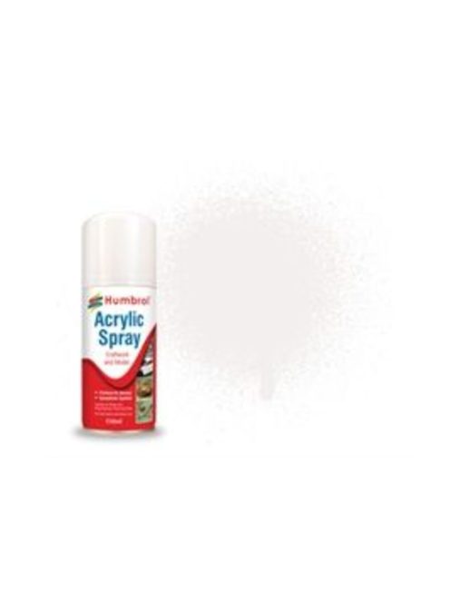 Humbrol - HUMBROL ACRYLIC HOBBY SPRAY 150ML No 22 White Gloss