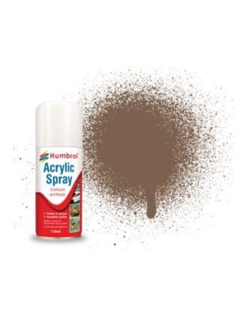 Humbrol - HUMBROL ACRYLIC HOBBY SPRAY 150ML No 29 Dark Brown