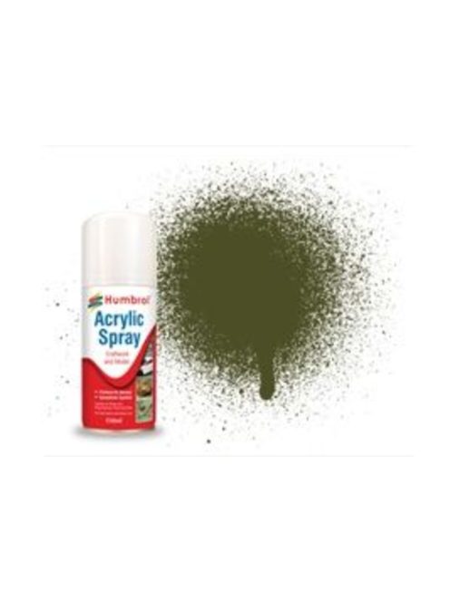 Humbrol - HUMBROL ACRYLIC HOBBY SPRAY 150ML No 155 Olive Drab Matt