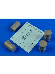 Aerobonus - 1/48 US 55 gallon barrels (horizontal position)