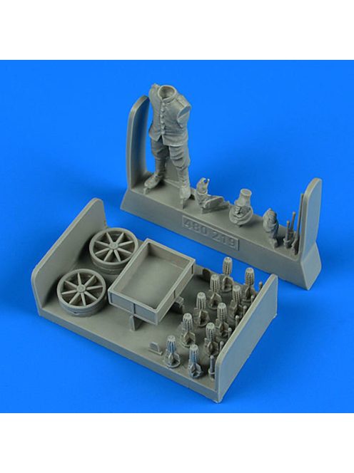 Aerobonus - German WWI Aircraft Armover with ammunition cart