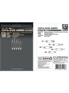 Afv-Club - British 20 pdr ammo set