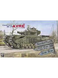 Afv-Club - Churchill Mk IV AVRE with Vinyl Work Tr