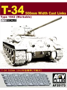 Afv-Club - T-34 50cm cast track (workable)