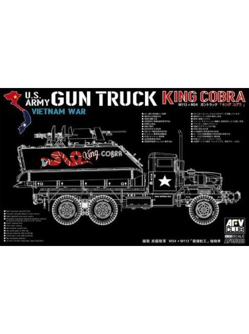 Afv-Club - US Army Vietnam War Gun Truck Quot King Cobra Quot