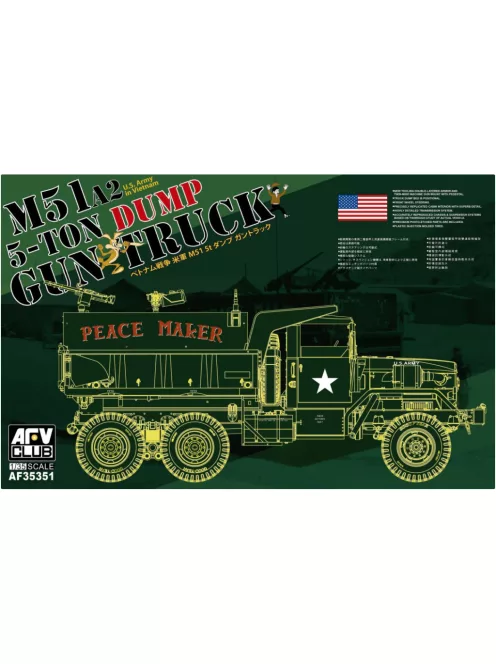 AFV-Club - M51A2 5-ton 6x6 Dump Gun Truck