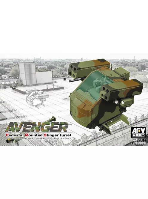 AFV-Club - Avenger - Pedestal Mounted Stinger turret