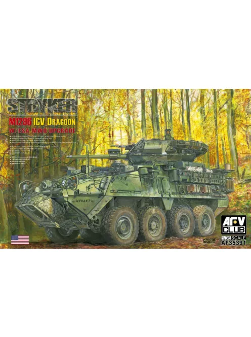 AFV-Club - M1296 Stryker ICV-D w/E.S.A. mod.work order M.W.O.
