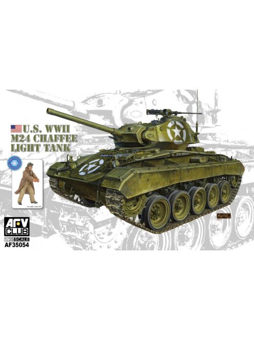 Afv-Club - WWII M24 Chaffee Light Tank