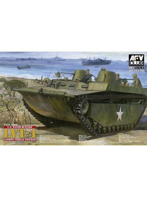 Afv-Club - US Water Buffalo LVT-4 Landing Vehicle Tracked Late Type