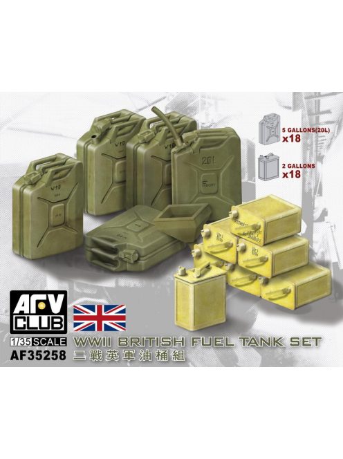 Afv-Club - WWII British Fuel Tank Set