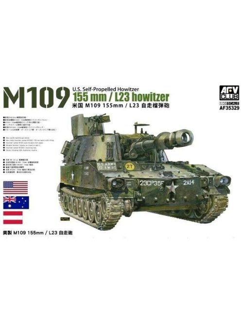 AFV-Club - M109 155mm/L23 Howitzer