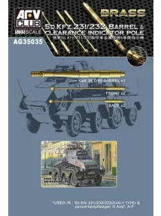 Afv-Club - Sd Kfz 231/232 Barrel Clearance Indicator