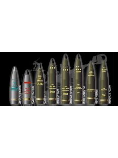 Afv-Club - 155mm Howitzer Brass Ammo Set