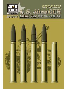 Afv-Club - Bofors 40mm Ammo (Brass)