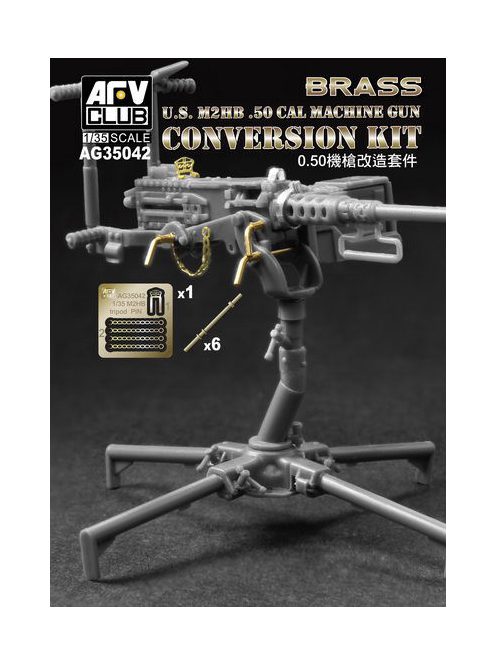 Afv-Club - US M2Hb  50 Cal Machine Gun Con Kit