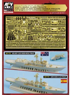 AFV-Club - Photo-etched kit for Adelaide / Santa Maria Class