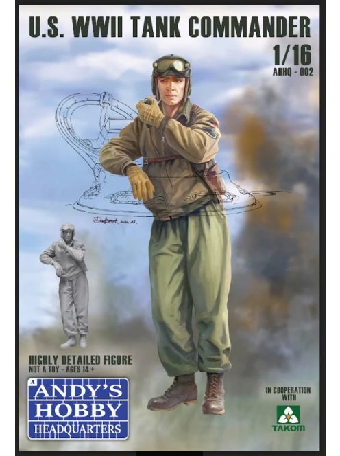 Andys HHQ - U.S. WWII Tank Commander  (1:16)