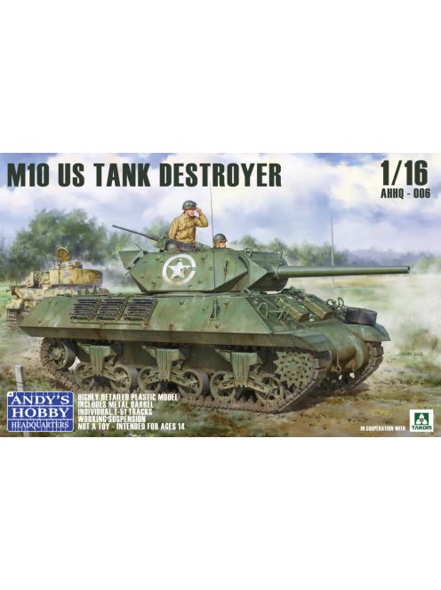 Andys HHQ - U.S. "M10" Tank Destroyer Wolverine (1:16)