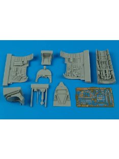 Aires - Spitfire Mk. V cockpit set for Hasegawa