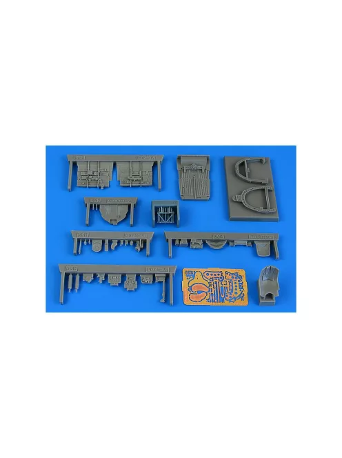 Aires - Macchi C.205V Veltro Serie I cockpit set - for HASEGAWA