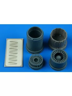 Aires - F-16CJ block 50 exhaust nozzle - opened for Tamiya