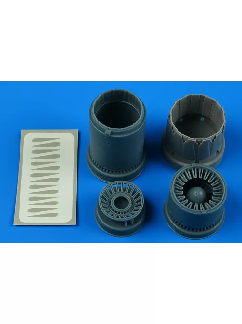 Aires - F-16CJ block 50 exhaust nozzle - opened for Tamiya