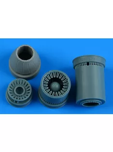 Aires - F-16CJ block 50 exhaust nozzle - closed for Tamiya