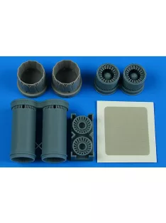 Aires - F-14D Tomcat exhasut nozzles - opened for Tamiya