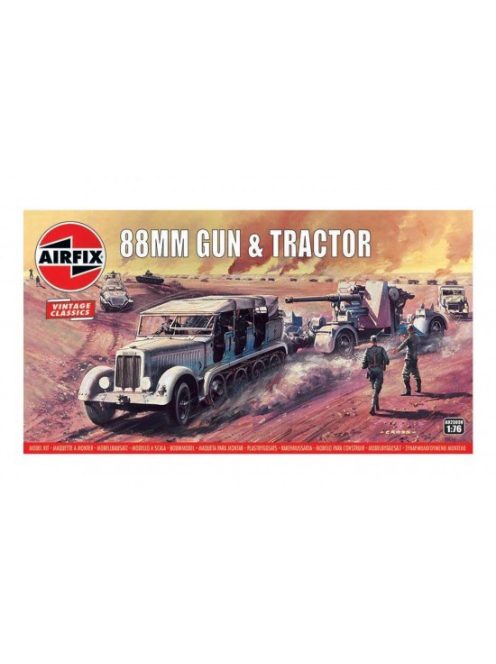 Airfix - 88mm Flak Gun Tractor Vintage Classic