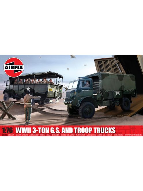 Airfix - WWII 3-ton 4x4 General Service & Troop Trucks