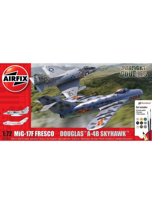 Airfix - Mig 17F Fresco Douglas A-4B Skyhawk Dogfight Double