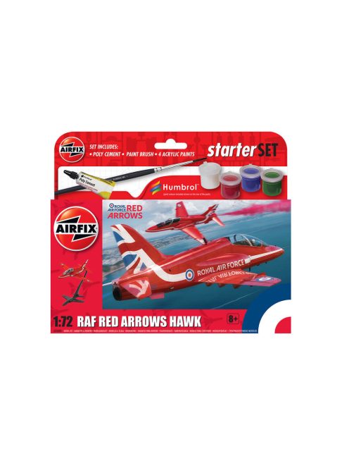 Airfix - Small Beginners Set Red Arrows Hawk