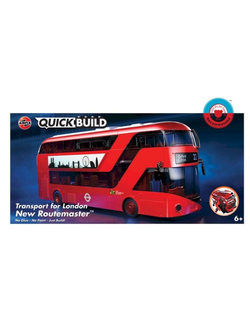 Airfix - QUICKBUILD New Routmaster Bus - Snap-fit