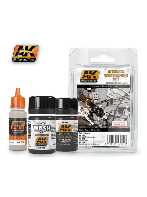 AK Interactive - Interior Weathering Set