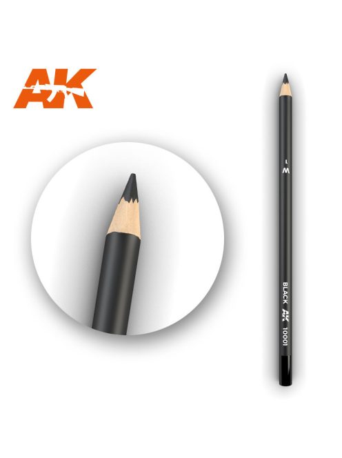 AK Interactive - Watercolor Pencil Black